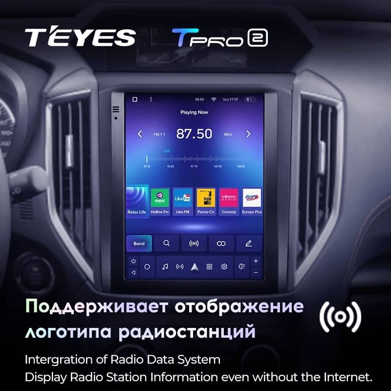 Штатная магнитола Tesla style Teyes TPRO 2 4/32 Subaru Forester 5 SK S14 (2018-2021)
