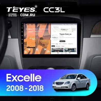 Штатная магнитола Teyes CC3L 4/64 Buick Excelle (2008-2018)