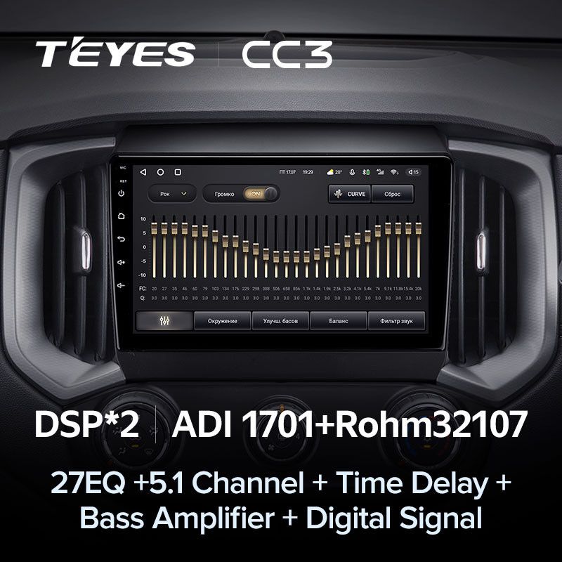 Штатная магнитола Teyes CC3 4/32 Chevrolet TrailBlazer (2017-2019)
