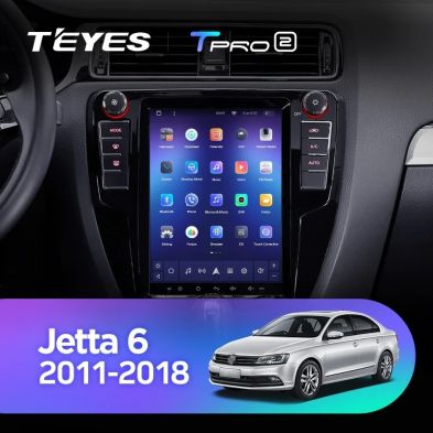 Штатная магнитола Tesla style Teyes TPRO 2 4/32 Volkswagen Jetta 6 (2011-2018) Тип-A