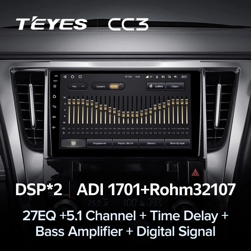 Штатная магнитола Teyes CC3 6/128 Toyota Alphard H30 (2015-2020)