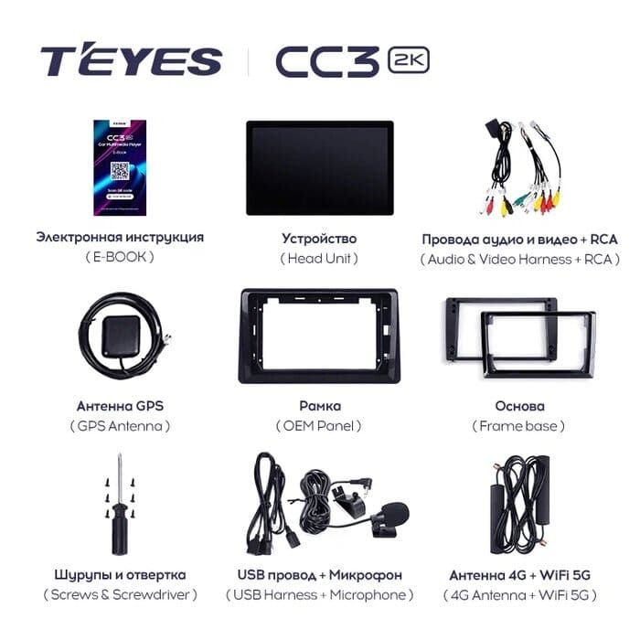 Штатная магнитола Teyes CC3 2K 6/128 Renault Duster HM 2 (2020-2023) F1 (13")