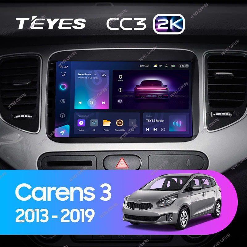Штатная магнитола Teyes CC3 2K 4/64 Kia Carens RP 3 (2013-2019)