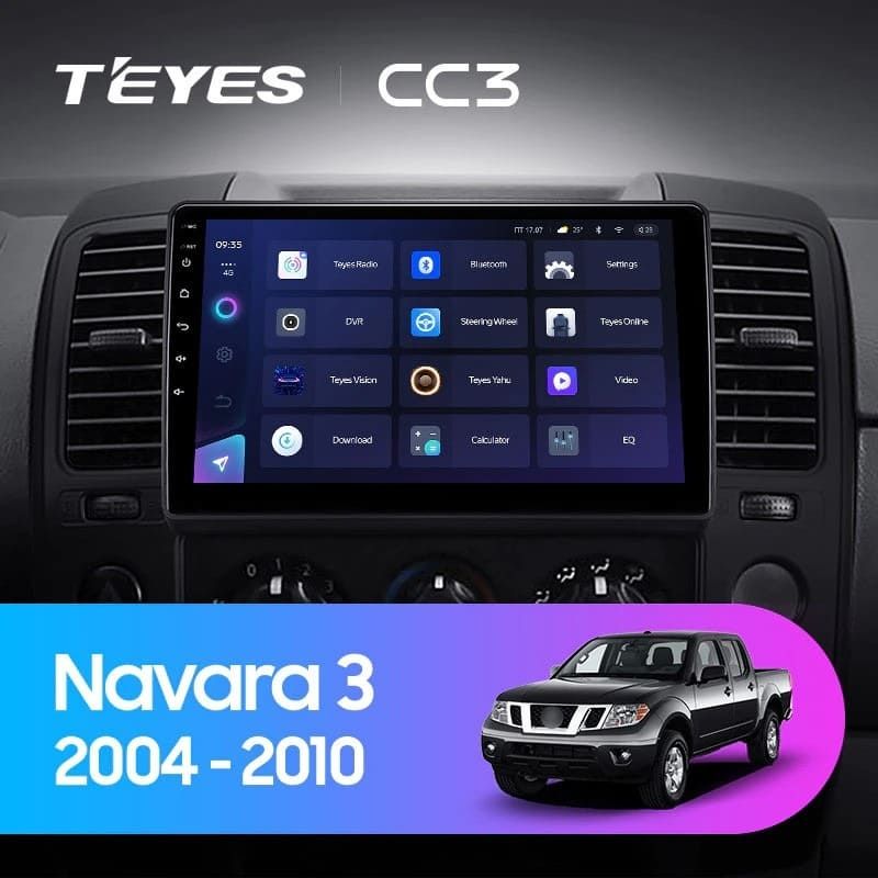 Штатная магнитола Teyes CC3L 4/64 Nissan Navara D40 (2004-2010) F1