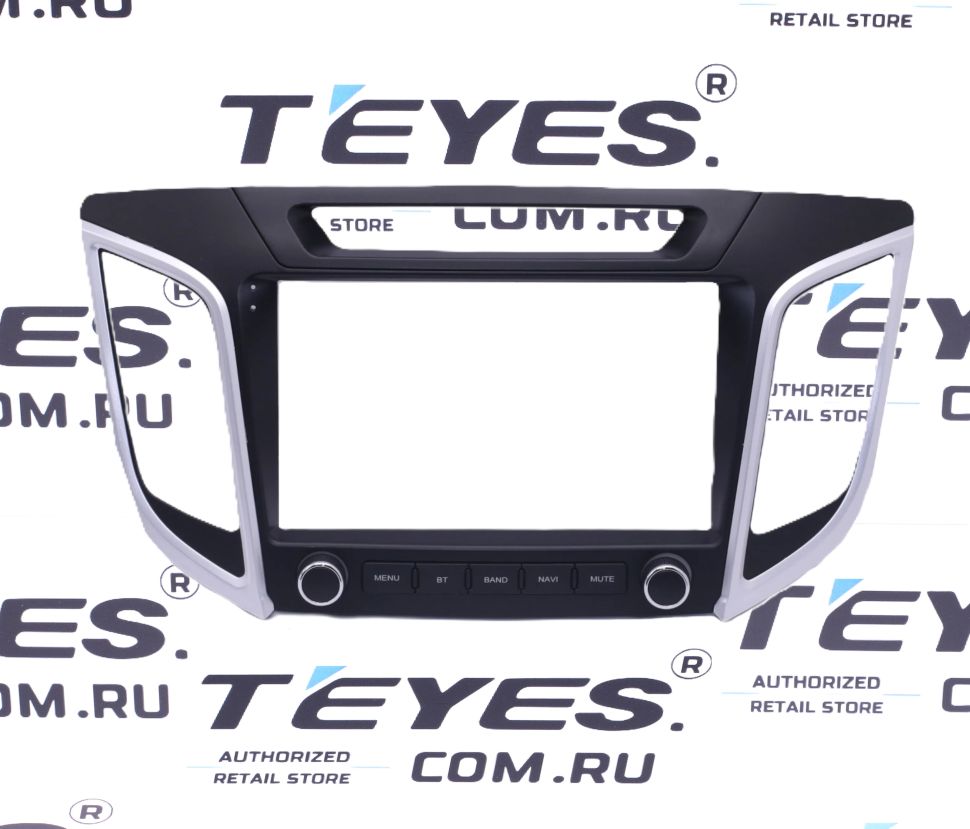 Переходная рамка Hyundai Creta 1 (2015-2019) (с кнопками) (без штатной камеры) (8 pin) (9")