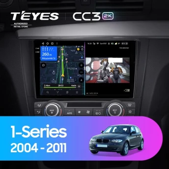 Штатная магнитола Teyes CC3 2K 360 6/128 BMW 1 серия E88 E82 E81 E87 (2004-2011) F2