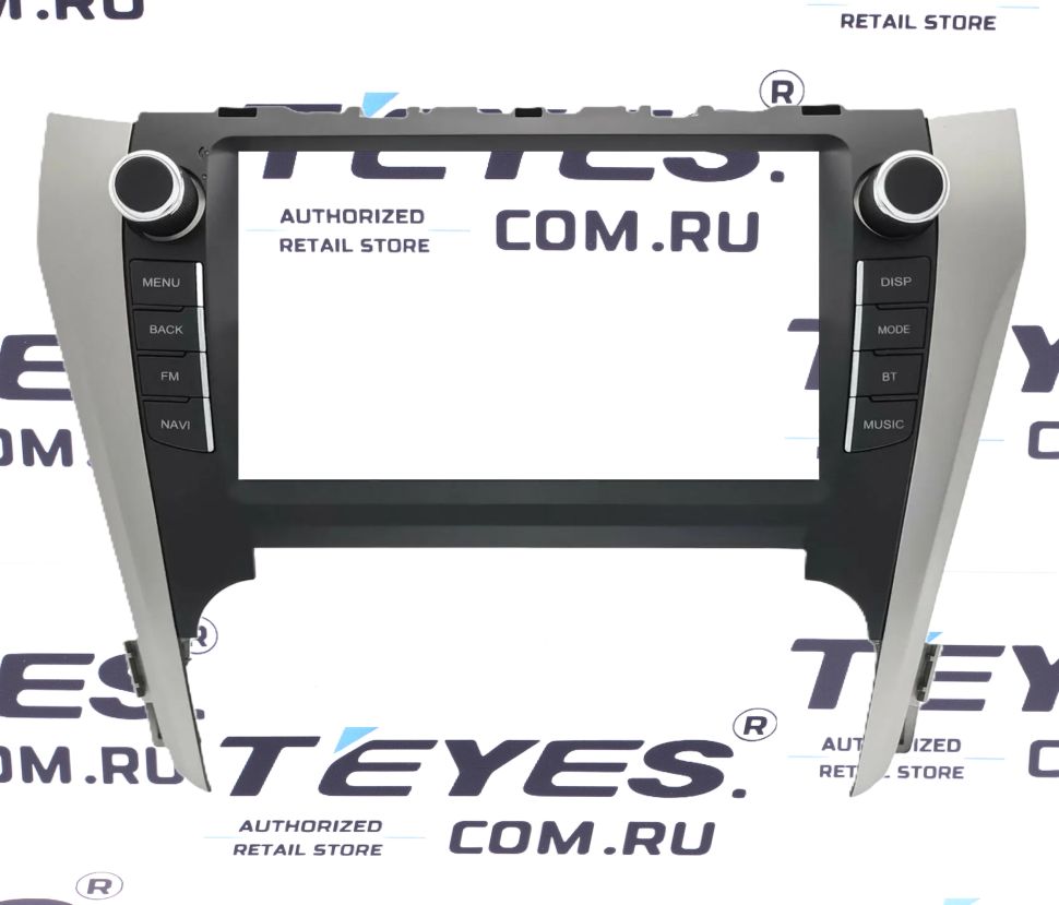 Переходная рамка Toyota Camry 7 XV 50 (2011-2014) (F3 - с кнопками) (9")