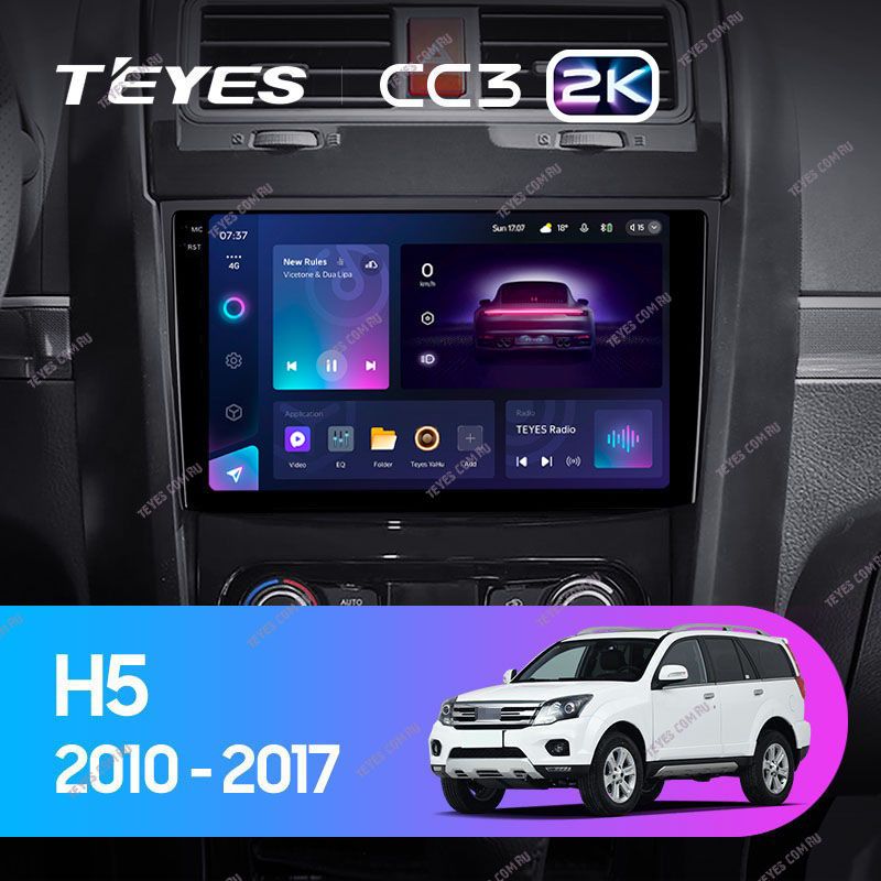 Штатная магнитола Teyes CC3 2K 4/64 Great Wall Hover H5 (2010-2017)