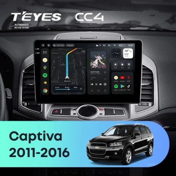 Штатная магнитола Teyes CC4 8/128 Chevrolet Captiva 1 (2011-2016) F2