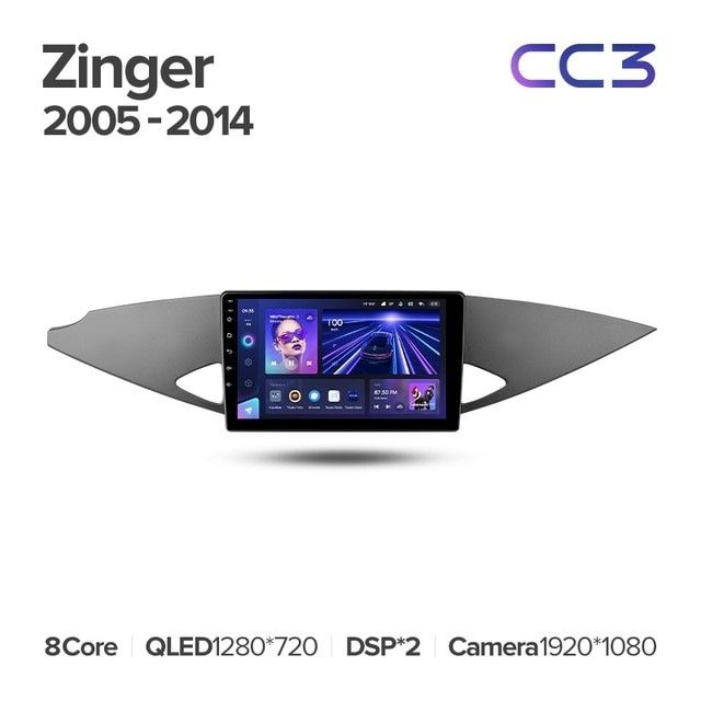 Штатная магнитола Teyes CC3L 4/64 Mitsubishi Zinger (2005-2014)