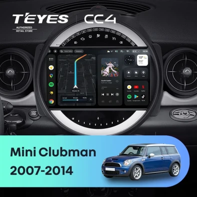 Штатная магнитола Teyes CC4 8/128 Mini Clubman 1 R55 (2007-2014) F1