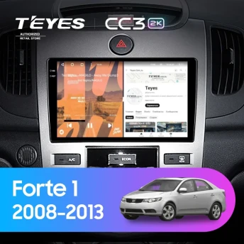 Штатная магнитола Teyes CC3 2K 4/32 Kia Forte 1 (2008-2013) F2