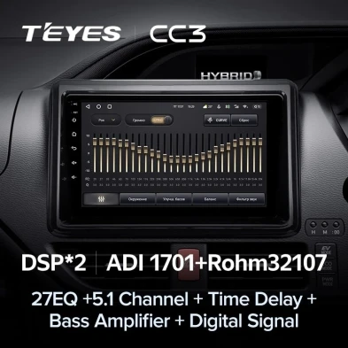 Штатная магнитола Teyes CC3 4/32 Toyota Noah R80 (2014-2020) F1 Правый руль