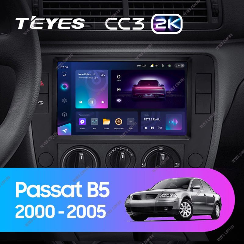 Штатная магнитола Teyes CC3 2K 4/64 Volkswagen Passat B5 (2000-2005)