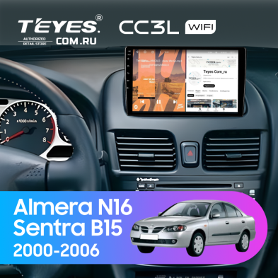 Штатная магнитола Teyes CC3L WiFi 2/32 Nissan Sentra B15 (2000-2006)