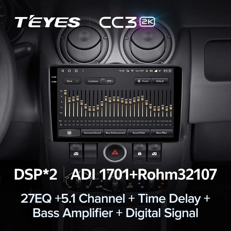 Штатная магнитола Teyes CC3 2K 360 6/128 Lada Largus (2012-2021)