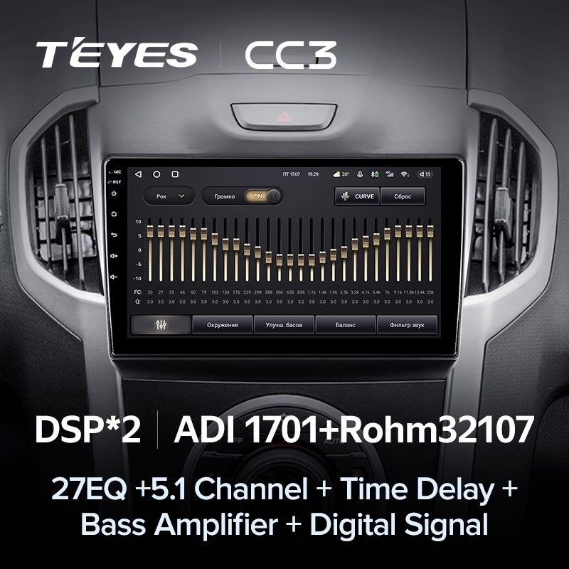 Штатная магнитола Teyes CC3 4/32 Isuzu D-Max 2 (2012-2018)