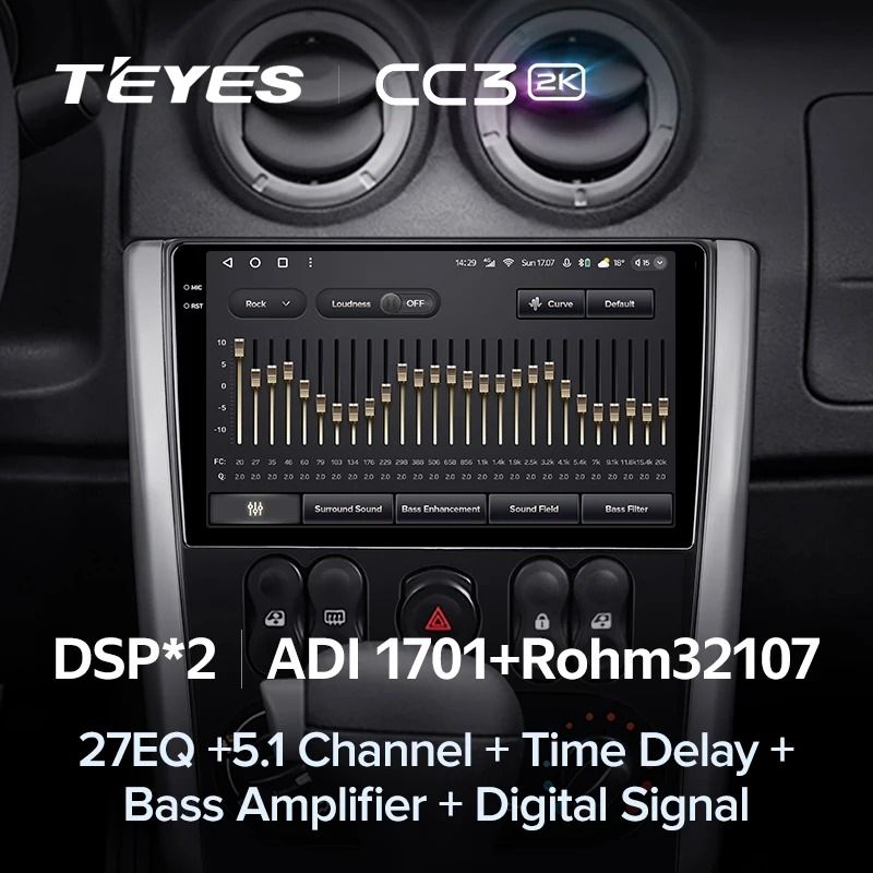 Штатная магнитола Teyes CC3 2K 6/128 Nissan Almera 3 G15 (2012-2019) F2