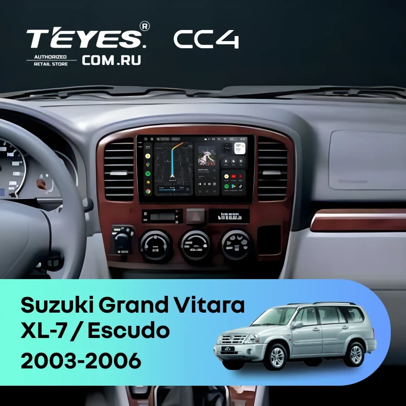 Штатная магнитола Teyes CC4 6/64 Suzuki Grand Vitara XL-7 (2003-2006)