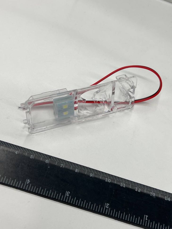 Адаптер под заднюю камеру в подсветку номера VW Polo 10+ (хэтч), Skoda Fabia new