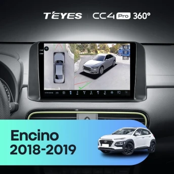 Штатная магнитола Teyes CC4 Pro 360 12/256 Hyundai Encino (2018-2019)