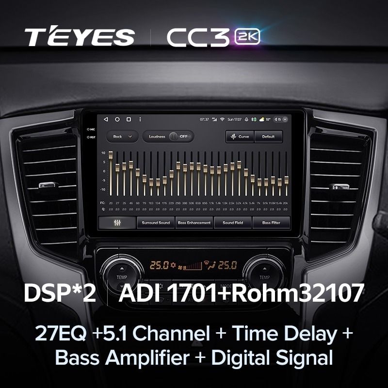 Штатная магнитола Teyes CC3 2K 360 6/128 Mitsubishi L200 5 (2018-2020) F2 Правый руль