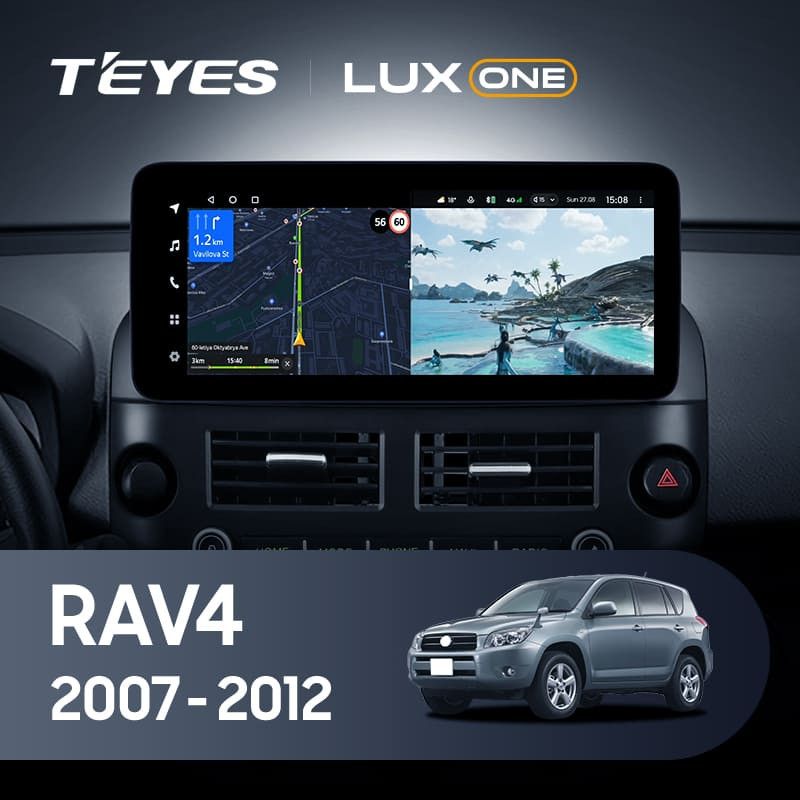 Штатная магнитола Teyes LUX ONE 360 6/128 Toyota RAV4 XA30 (2007-2012)