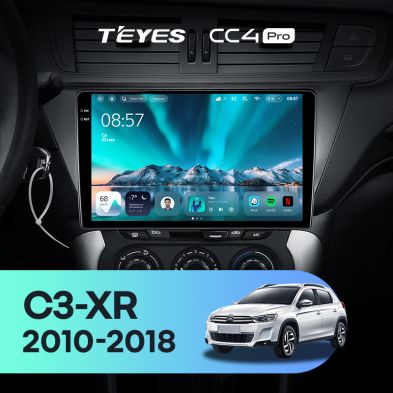 Штатная магнитола Teyes CC4 Pro 12/256 Citroen C3-XR (2010-2018) F2