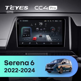Штатная магнитола Teyes CC4 Pro 12/256 Nissan Serena 6 C28 (2022-2024)