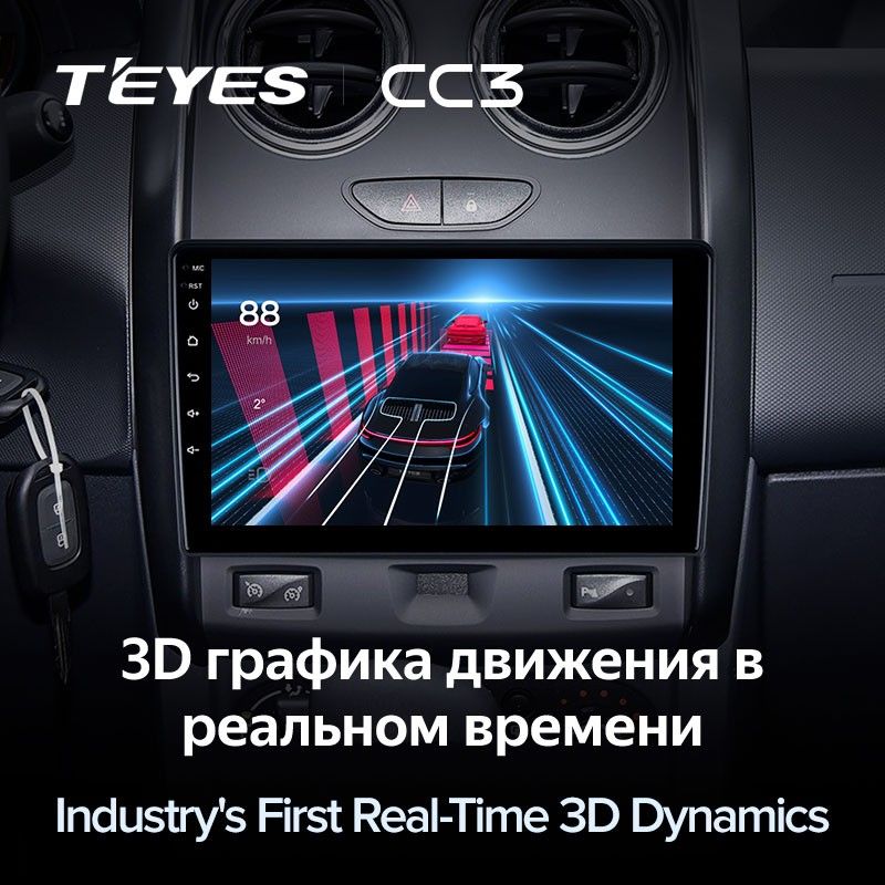 Штатная магнитола Teyes CC3 4/32 Renault Duster (2015-2021) F1