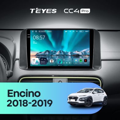 Штатная магнитола Teyes CC4 Pro 12/256 Hyundai Encino (2018-2019)