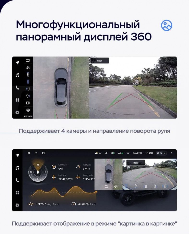 Штатная магнитола Teyes LUX ONE 360 6/128 BMW 5-Series F10 F11 (CIC) (2010-2016) Universal