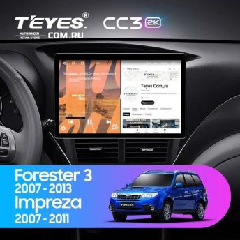 Штатная магнитола Teyes CC3 2K 6/128 Subaru Impreza GH GE (2007-2013) (11")