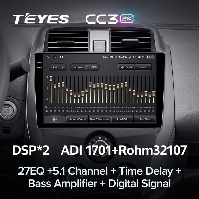 Штатная магнитола Teyes CC3 2K 4/32 Nissan Sunny (2014-2016)