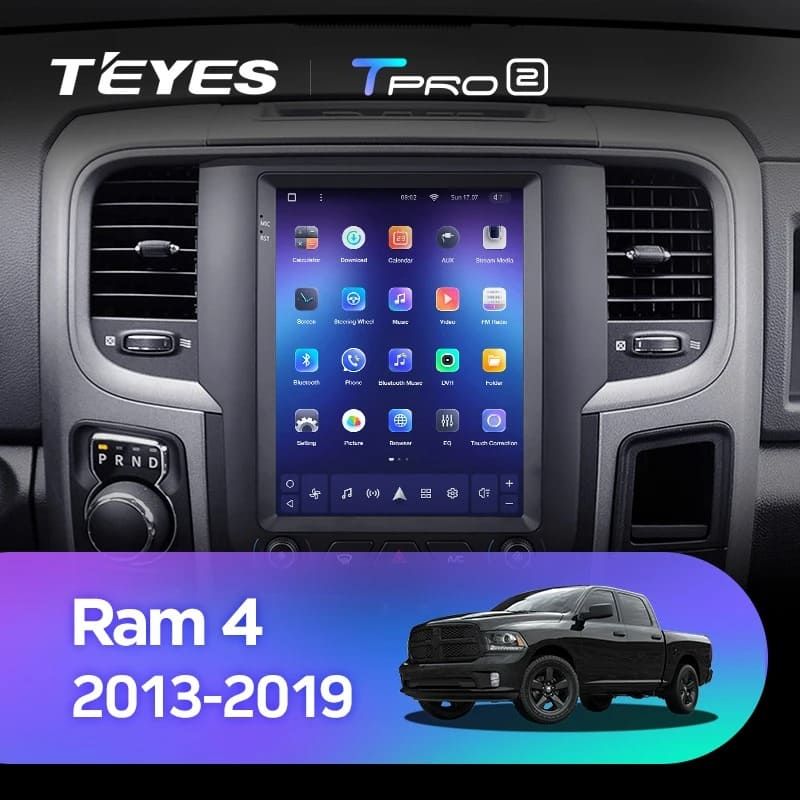 Штатная магнитола Tesla style Teyes TPRO 2 4/32 Dodge Ram 4 IV DJ DS (2013-2019) Тип-A