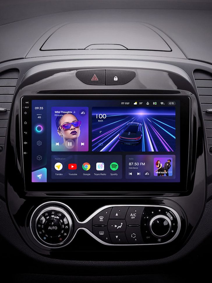 Штатная магнитола Teyes CC3 4/32 Renault Kaptur (2016-2019) F2