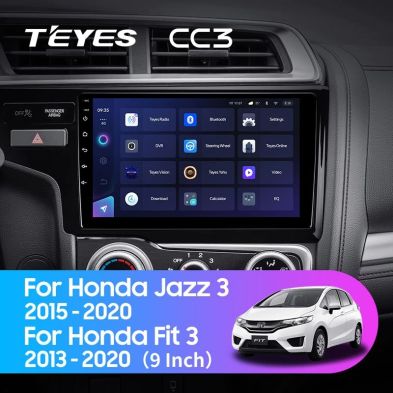 Штатная магнитола Teyes CC3 4/32 Honda Jazz 3 (2015-2020) Тип-B