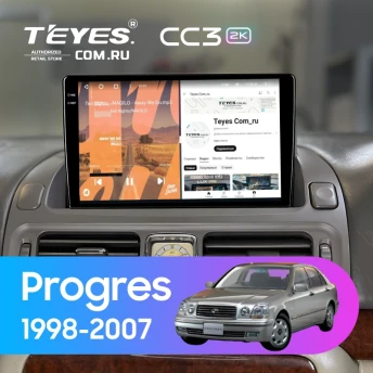 Штатная магнитола Teyes CC3 2K 4/64 Toyota Progres (1998-2007)