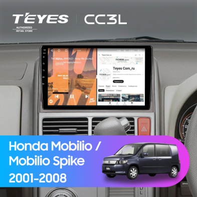 Штатная магнитола Teyes CC3L 4/64 Honda Mobilio Spike (2001-2008)