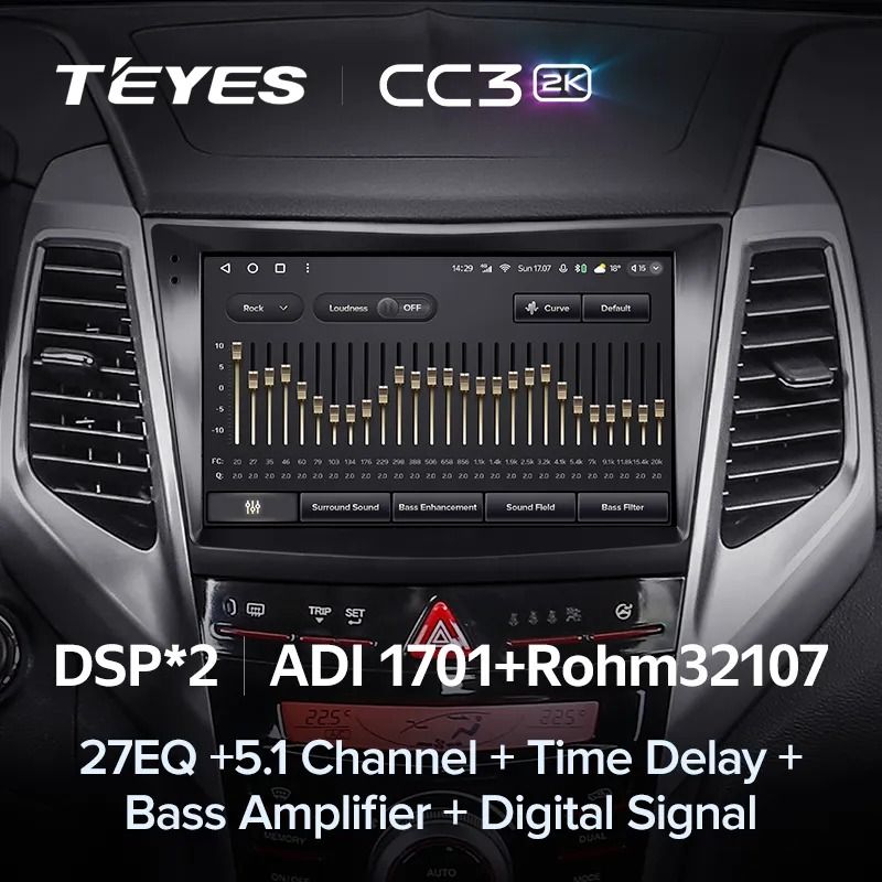 Штатная магнитола Teyes CC3 2K 4/32 SsangYong Tivoli (2015-2019)