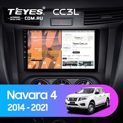 Штатная магнитола Teyes CC3L 4/64 Nissan Navara D23 IV (2014-2021) Тип-A