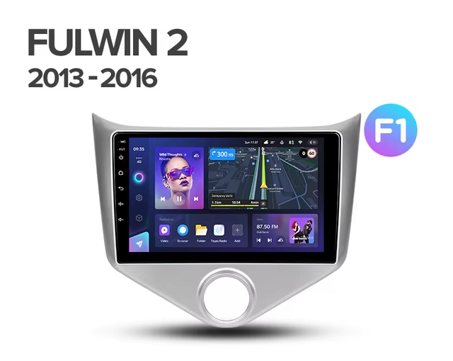 Штатная магнитола Teyes CC3 2K 360 6/128 Chery Very A13 (2013-2016) F1