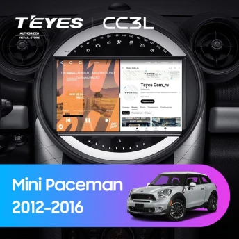 Штатная магнитола Teyes CC3L 4/64 Mini Paceman (R61) (2012-2016) F2