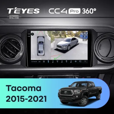 Штатная магнитола Teyes CC4 Pro 360 8/128 Toyota Tacoma N300 (2015-2021) F1