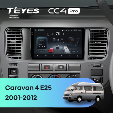 Штатная магнитола Teyes CC4 Pro 8/128 Nissan Caravan 4 E25 (2001-2012)