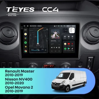 Штатная магнитола Teyes CC4 6/64 Opel Movano 2 (2010-2019) F1