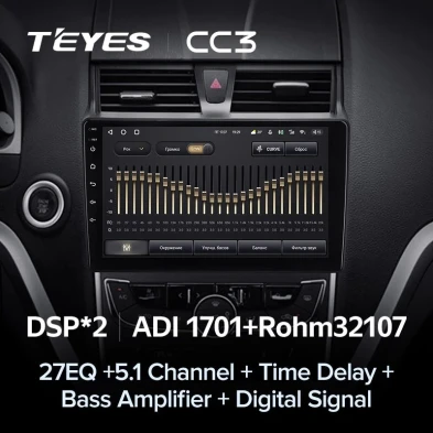 Штатная магнитола Teyes CC3 4/32 Geely Emgrand EC7 (2016-2018)
