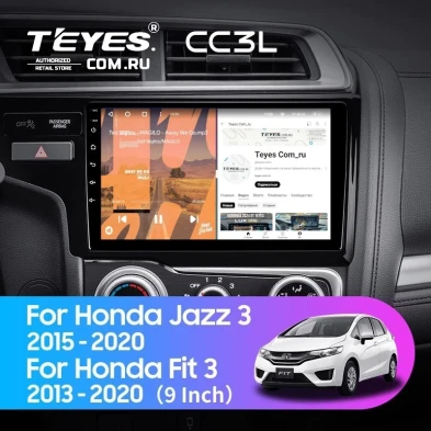 Штатная магнитола Teyes CC3L 4/32 Honda Jazz 3 (2015-2020) Тип-A