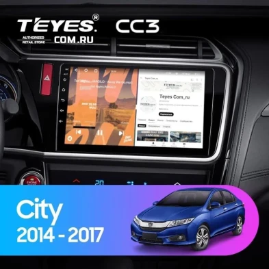 Штатная магнитола Teyes CC3 4/32 Honda City (2014-2017) Тип-B