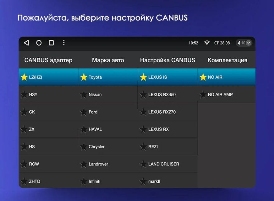 Штатная магнитола Tesla style Teyes TPRO 2 4/32 Lexus GX470 (2002-2009) Тип-A